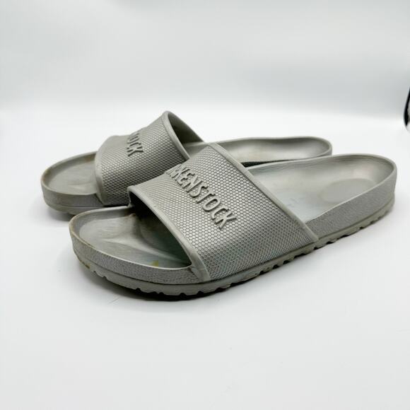 Birkenstock Other - Birkenstock Barbados Eva Size M10 W12 EU43 Slide On Silver Comfort Sandals